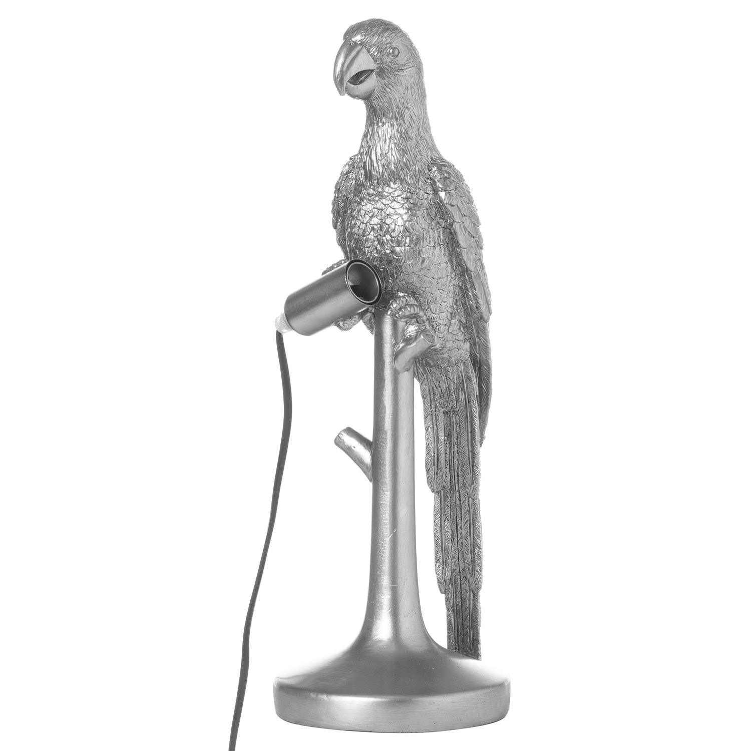 View Percy The Parrot Silver Table Lamp information