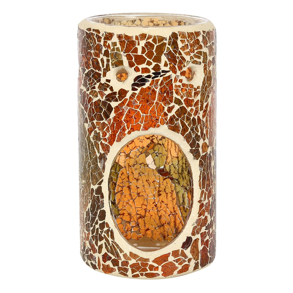 View Pillar Brown Crackle Oil Burner information