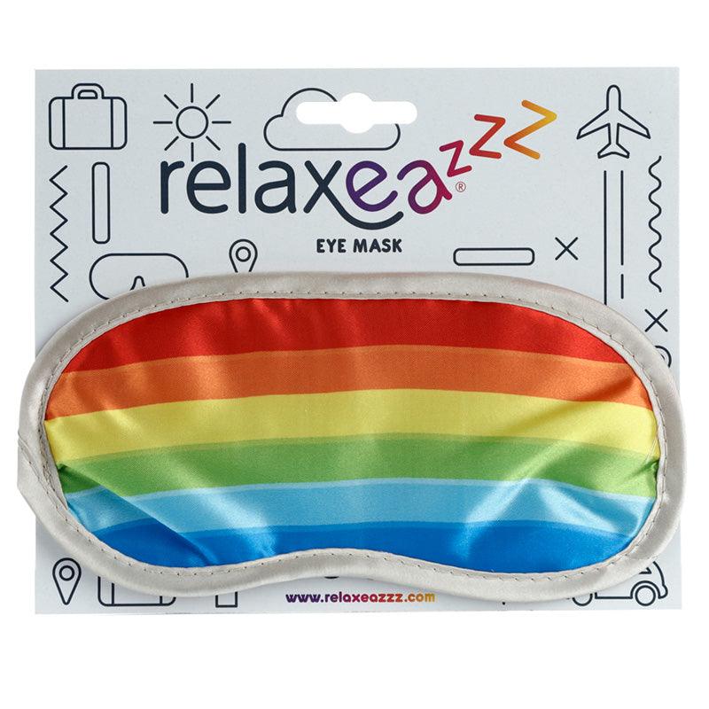 View Plush Rainbow Eye Mask information