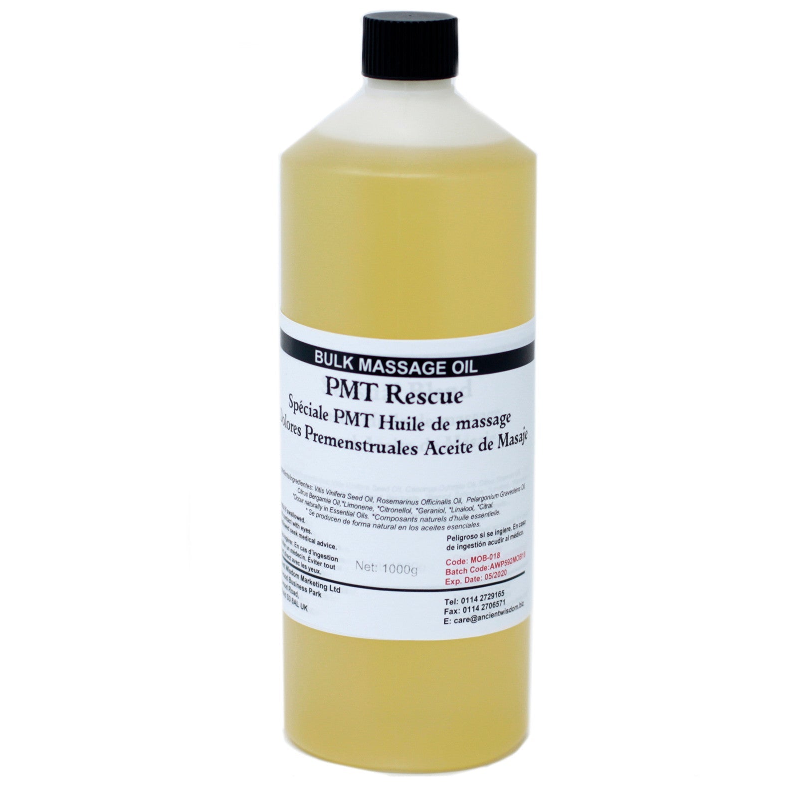 View PMT Rescue 1Kg Massage Oil information