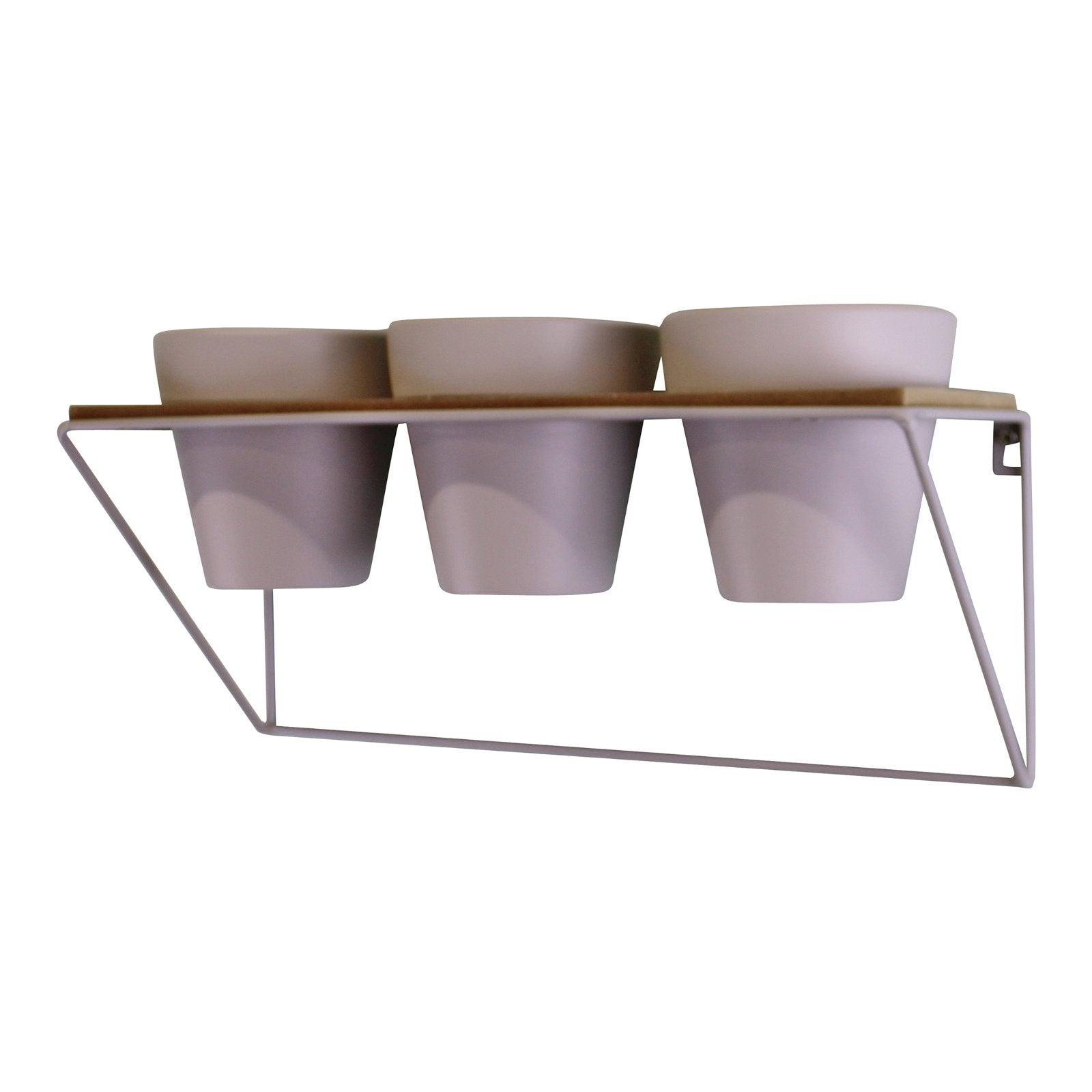 View Potting Shed Triple Plant Pot Shelf Grey information