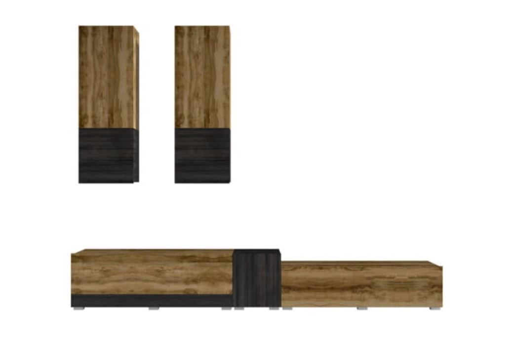 View Power 10 Wall Entertainment Unit 230cm Satin Walnut information