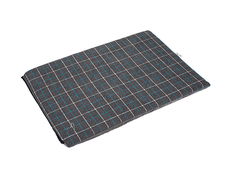 View Premium Comfy Mat Grey Check Large 76x122x5cm information