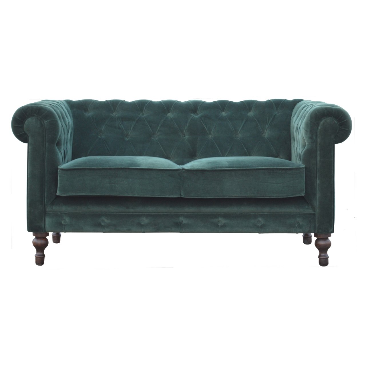 View Emerald Green Velvet Chesterfield information