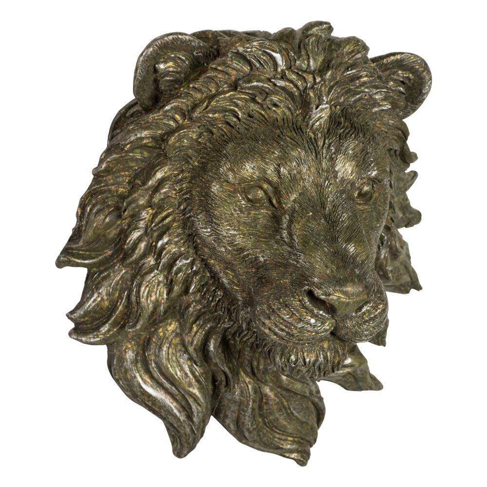 View Smaller Wall Mounted Lion Head information
