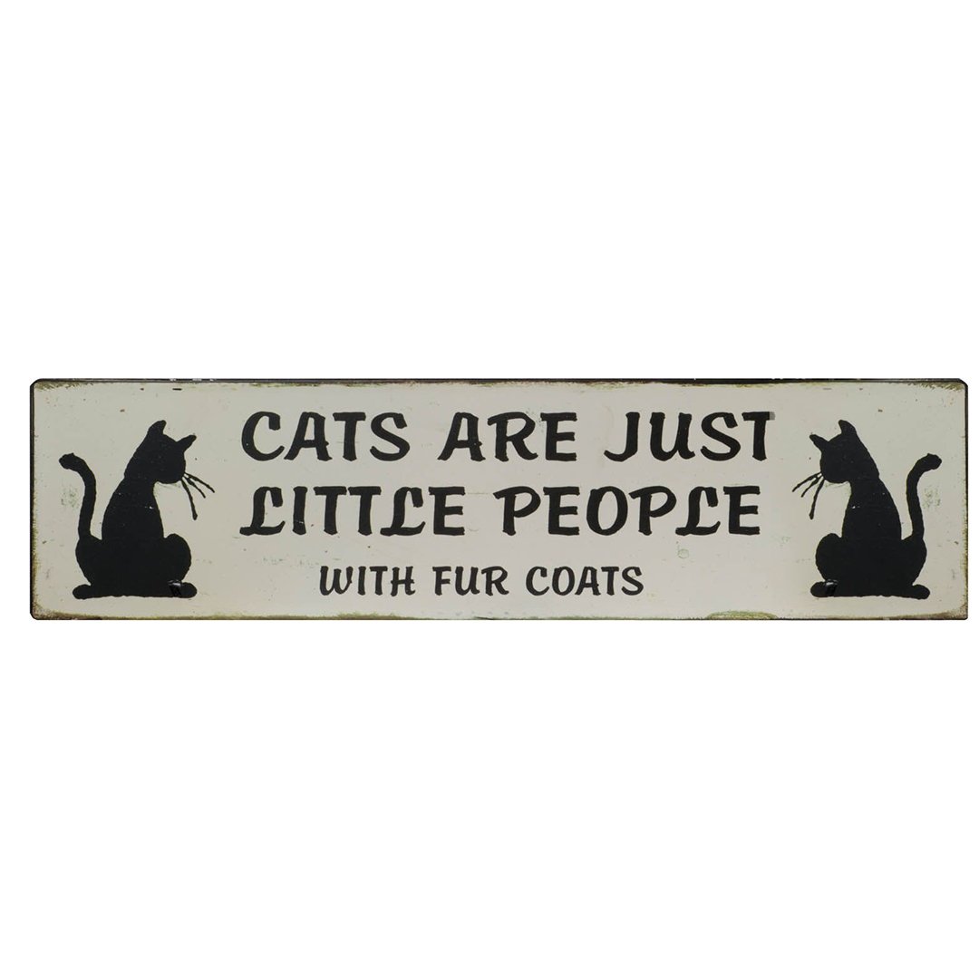 View Cats Are Just Little People Plaque information