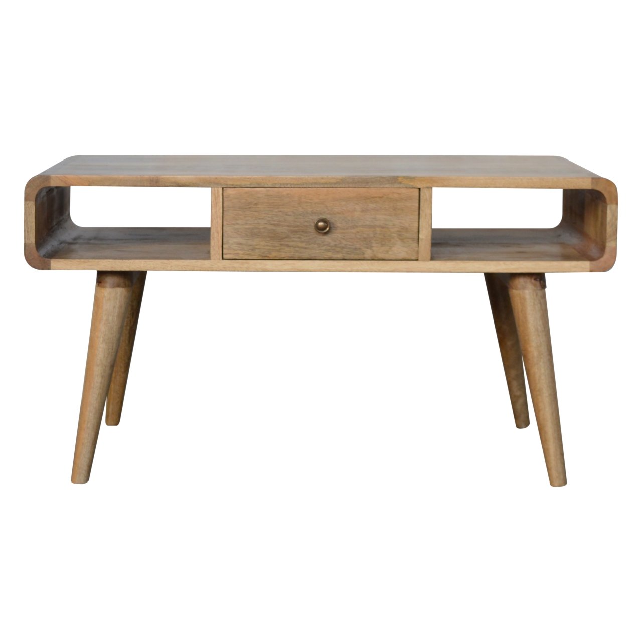 View Curved Oakish Coffee Table information