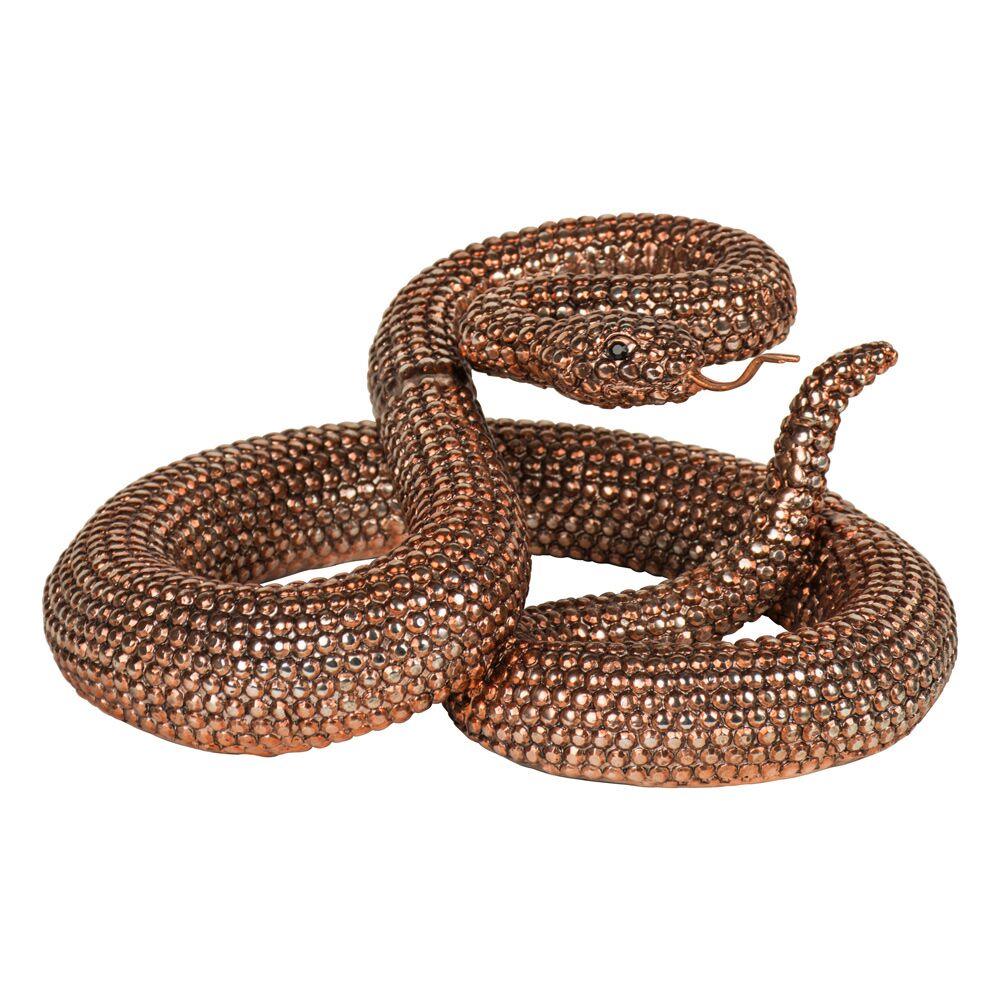 View Bronze Coiled Rattlesnake Figurine information