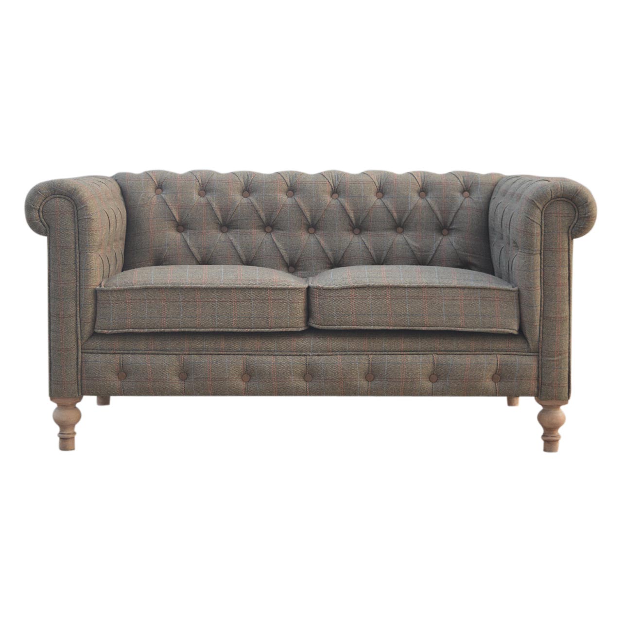 View Multi Tweed 2 Seat Chesterfield information