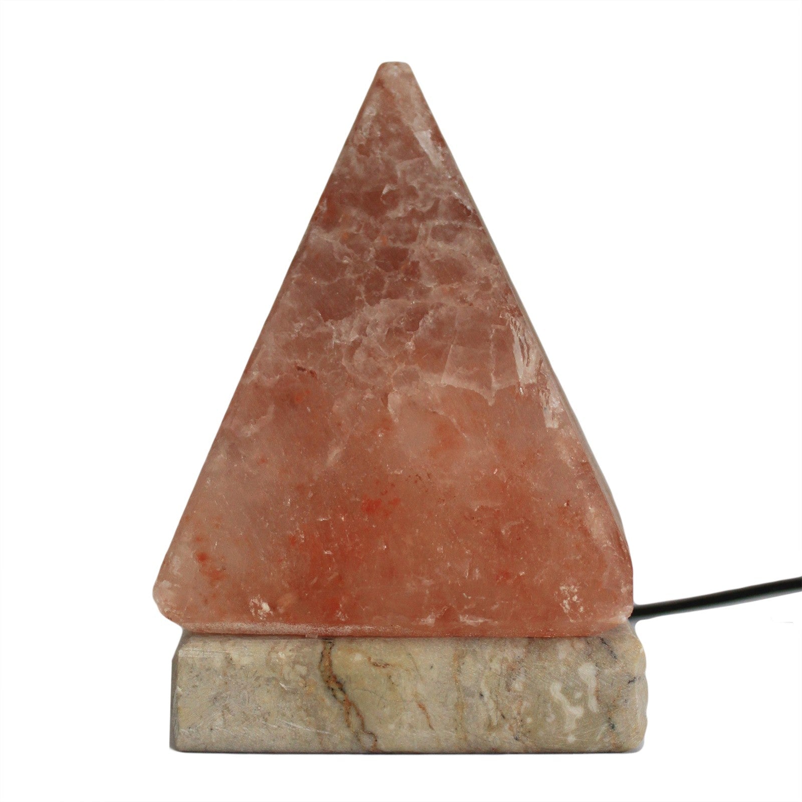 View Quality USB Pyramid Salt Lamp 9 cm multi information