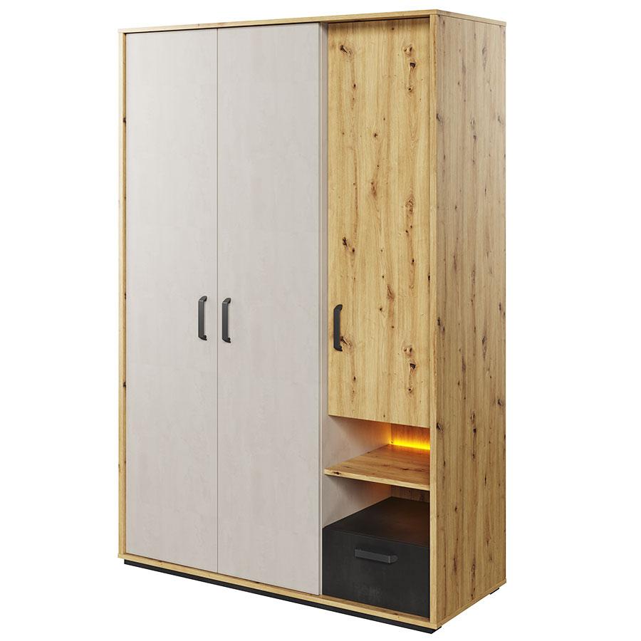 View Qubic 02 Wardrobe with LED information