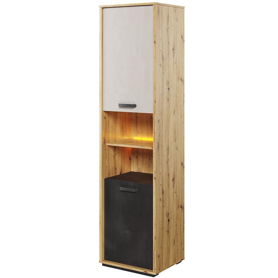 View Qubic 04 Tall Storage Cabinet with LED information