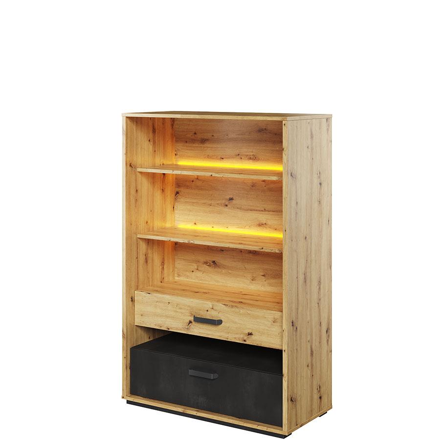 View Qubic 06 Bookcase with LED information