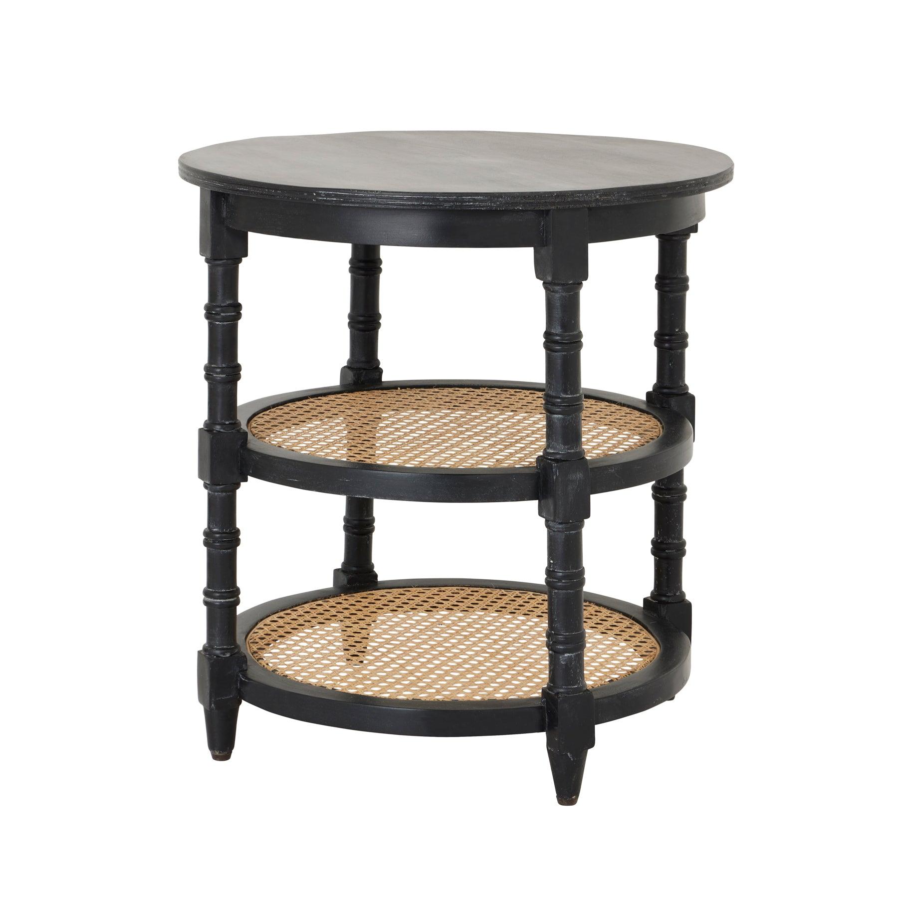 View Raffles Black Round Side Table information
