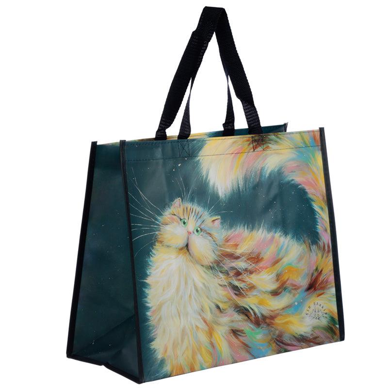 View Rainbow Cat Kim Haskins Reusable Shopping Bag information