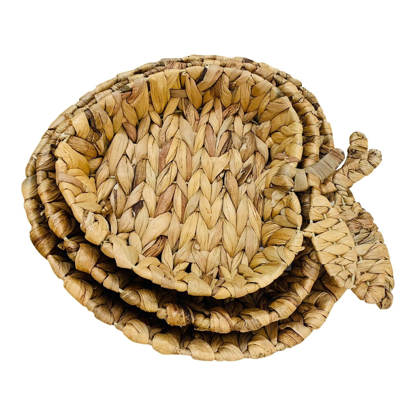 View Rattan Apple Shape Basket Trays information