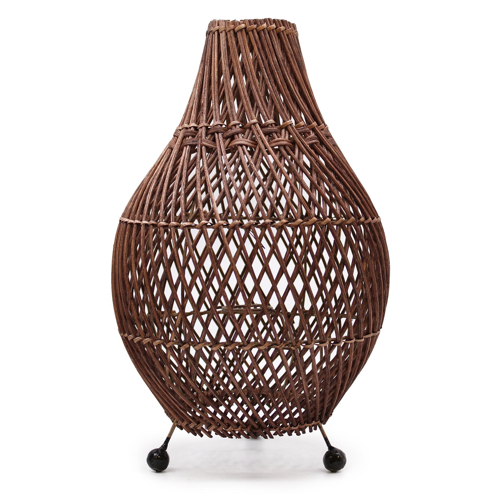 View Rattan Table Lamps Dark Brown information