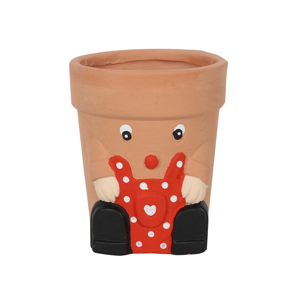 View Red Pot Man Terracotta Plant Pot information