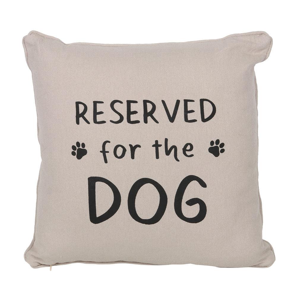View Reserved for the Dog Reversible Cushion information