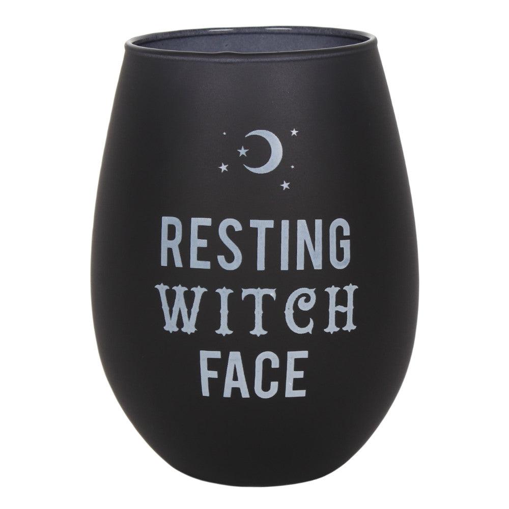 View Resting Witch Face Stemless Wine Glass information