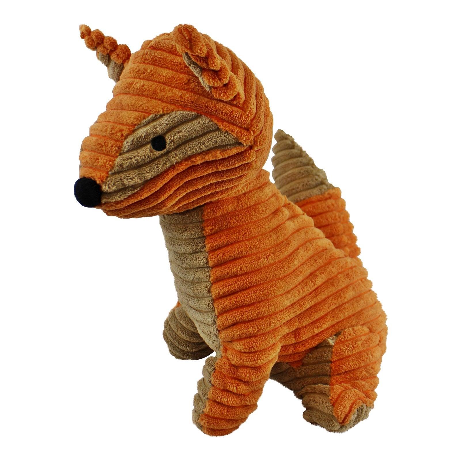 View Ribbed Fabric Fox Door Stop 30cm information