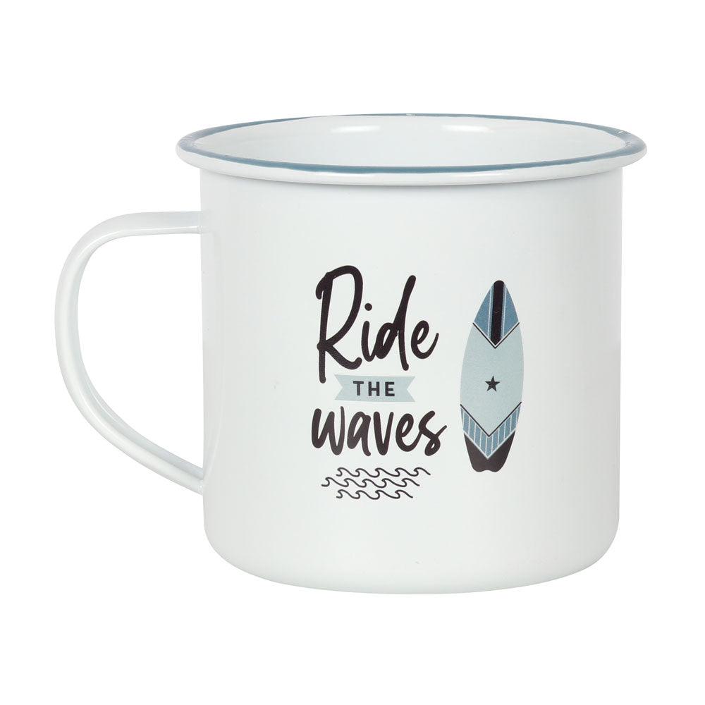 View Ride The Waves Enamel Mug information