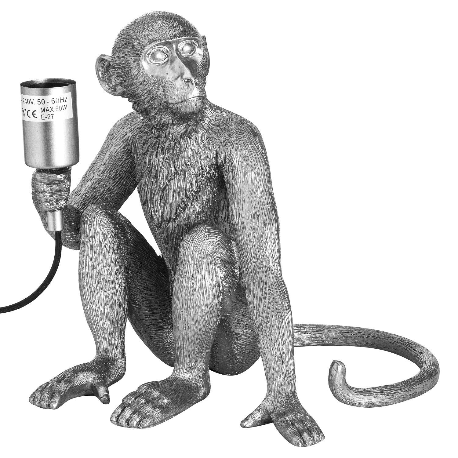 View Ringo The Monkey Silver Table Lamp information