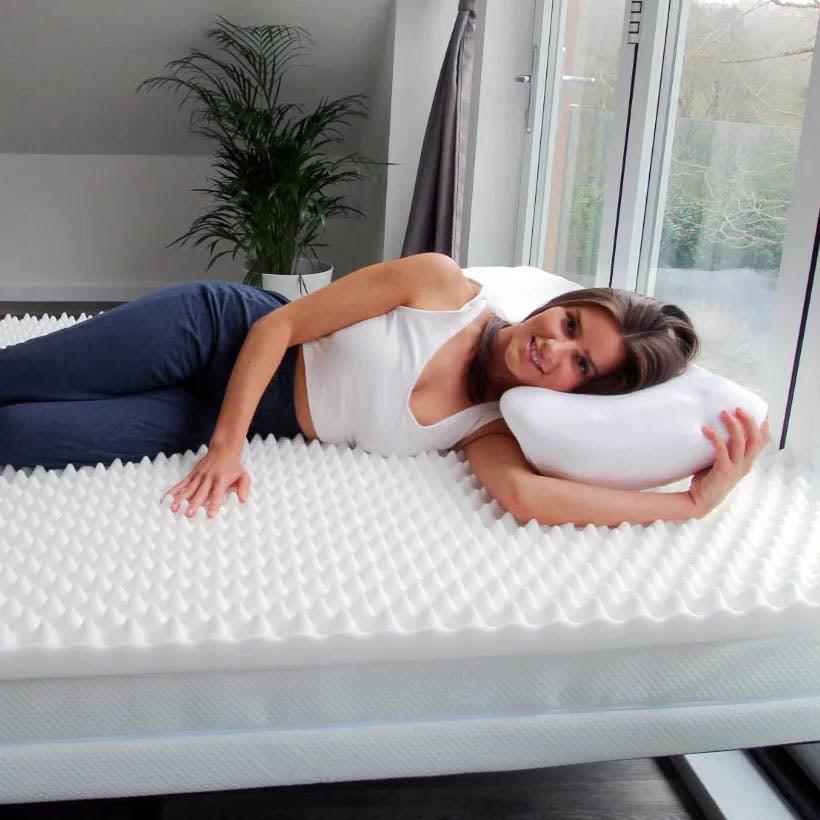 View Ripple Mattress Topper Sero Pressure Kingsize 200cm x 152cm 78 x 60 Coolmax Cover keeps you cool information