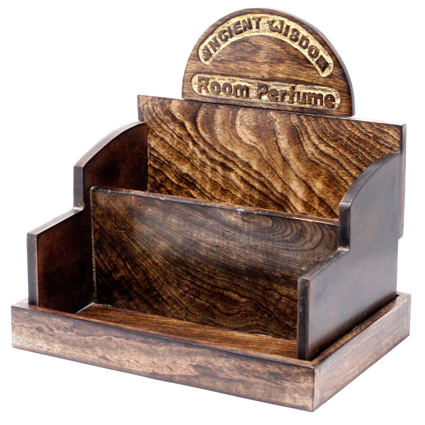 View Room Perfume Display Stand Mango Wood information