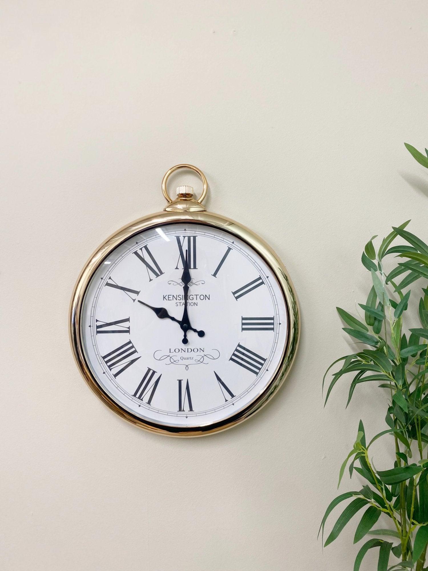 View Round Copper Wall Clock 42cm information