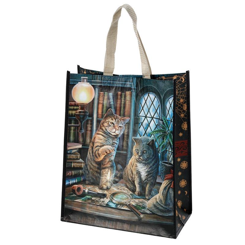 View RPET Reusable Recycled Shopping Bag Lisa Parker Purrlock Holmes Cat information