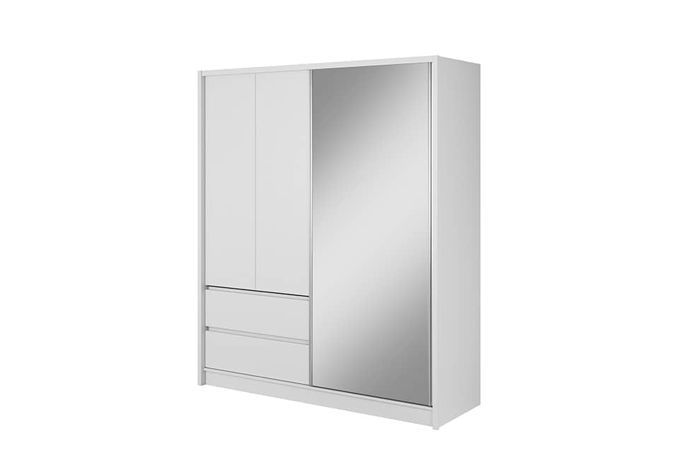 View Sara Sliding Door Wardrobe 184cm White Matt 180cm information