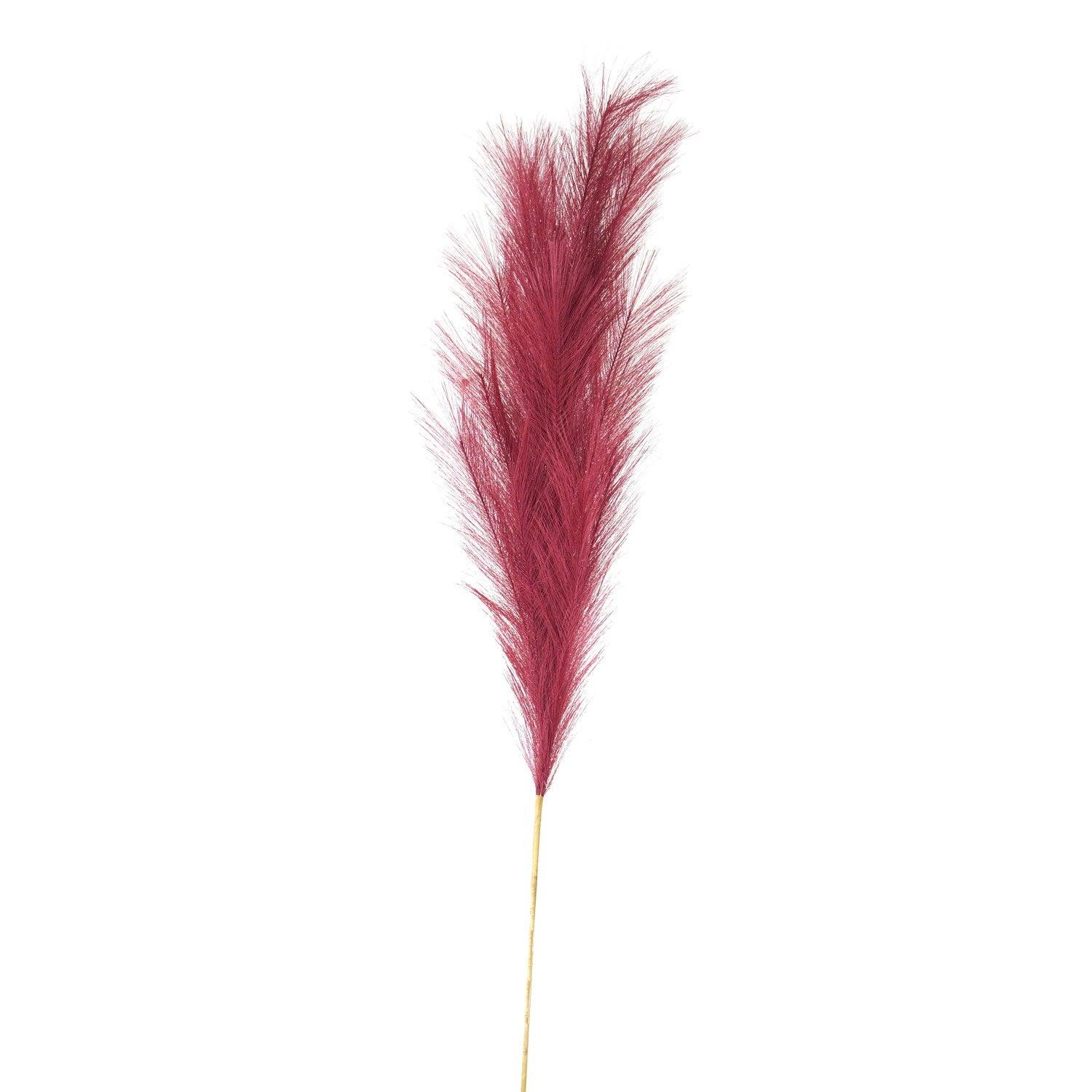 View Scarlet Large Faux Pampas Grass Stem information