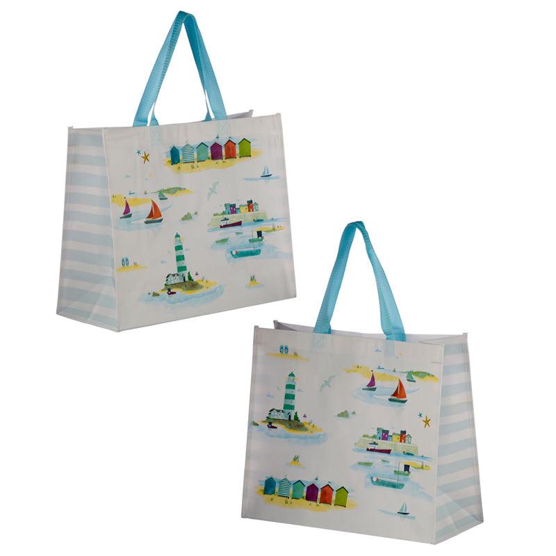 View Seaside and Beach Design Durable Reusable Shopping Bag information