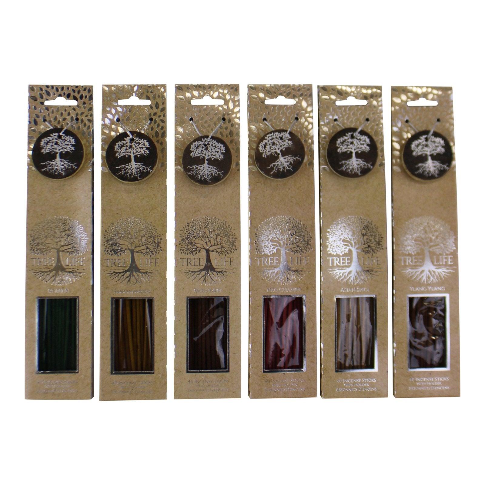 View Set of 6 Fragranced Incense Sticks With Holders Tree Of Life Design information