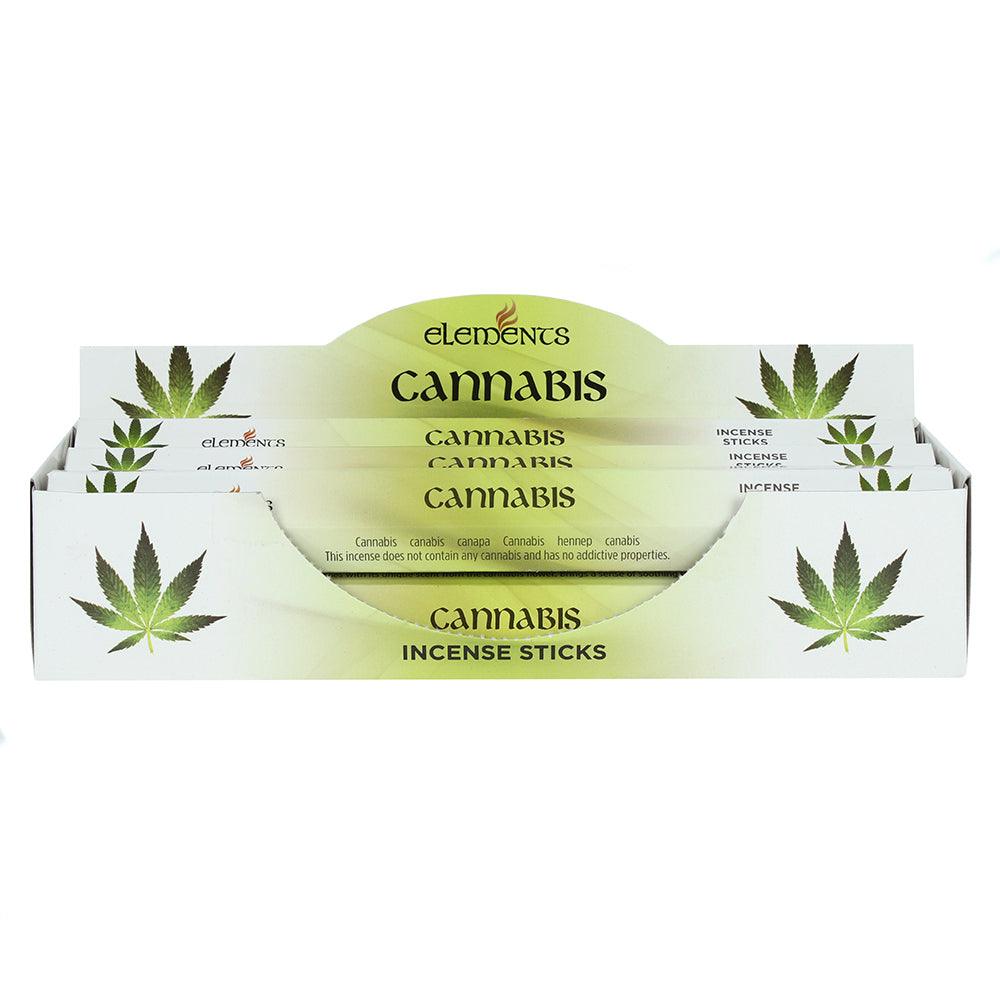 View Set of 6 Packets of Elements Cannabis Incense Sticks information