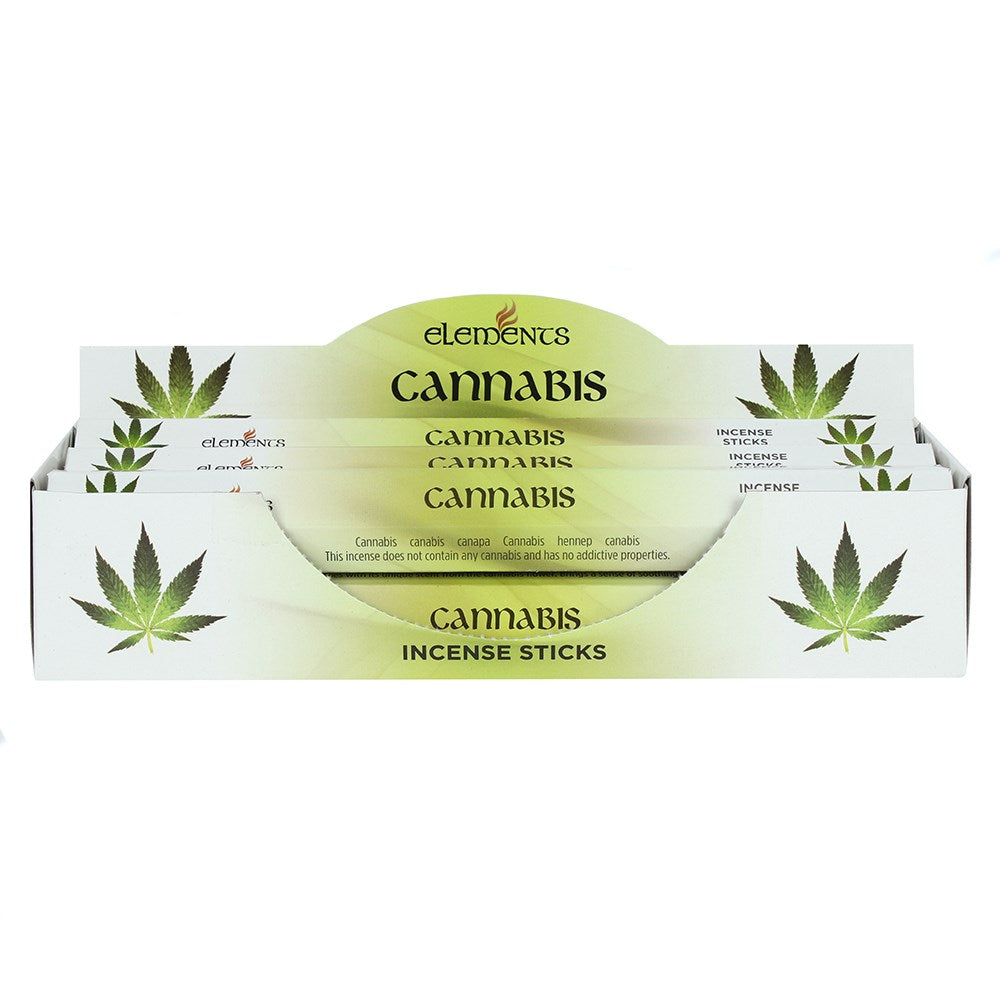 View Set of 6 Packets of Elements Cannabis Incense Sticks information