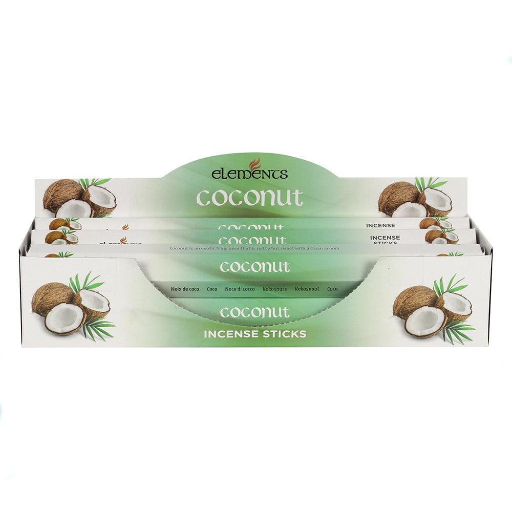 View Set of 6 Packets of Elements Coconut Incense Sticks information