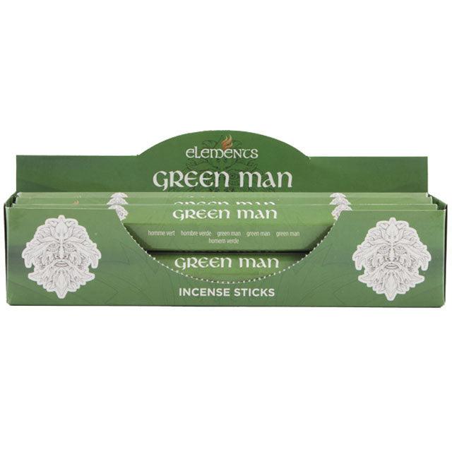View Set of 6 Packets of Elements Green Man Incense Sticks information