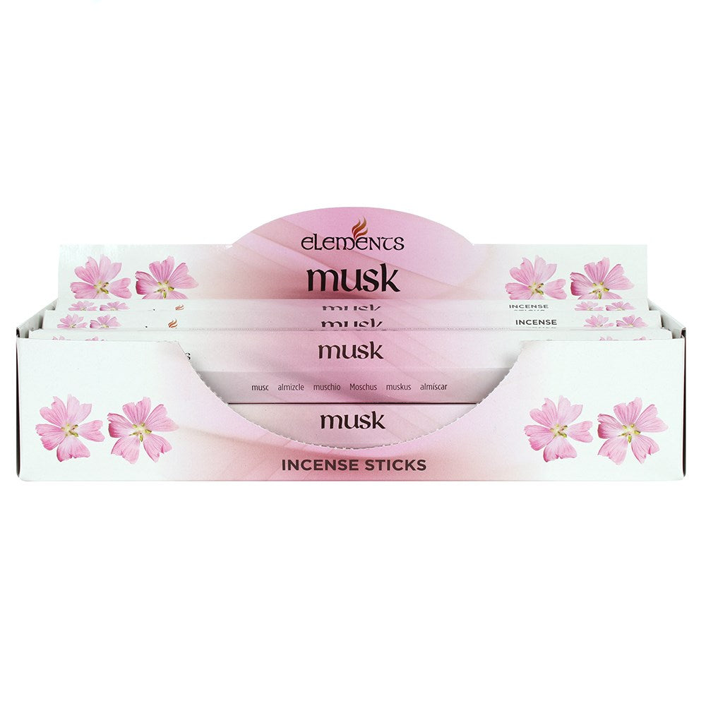 View Set of 6 Packets of Elements Musk Incense Sticks information