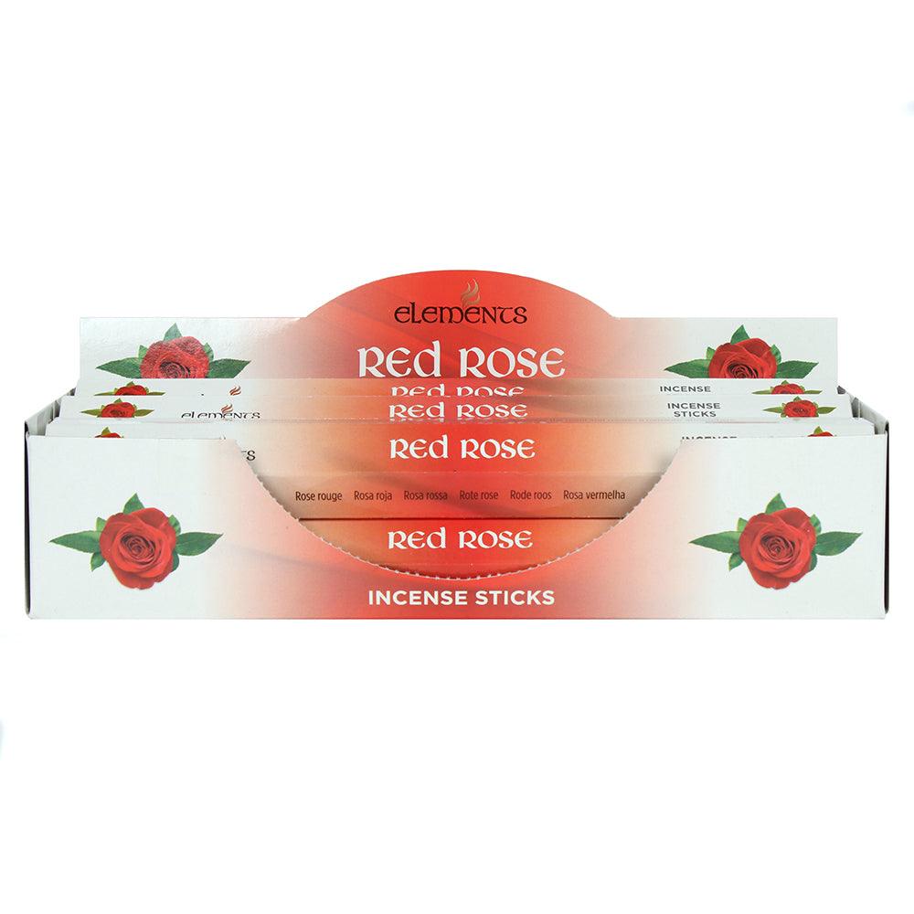 View Set of 6 Packets of Elements Red Rose Incense Sticks information