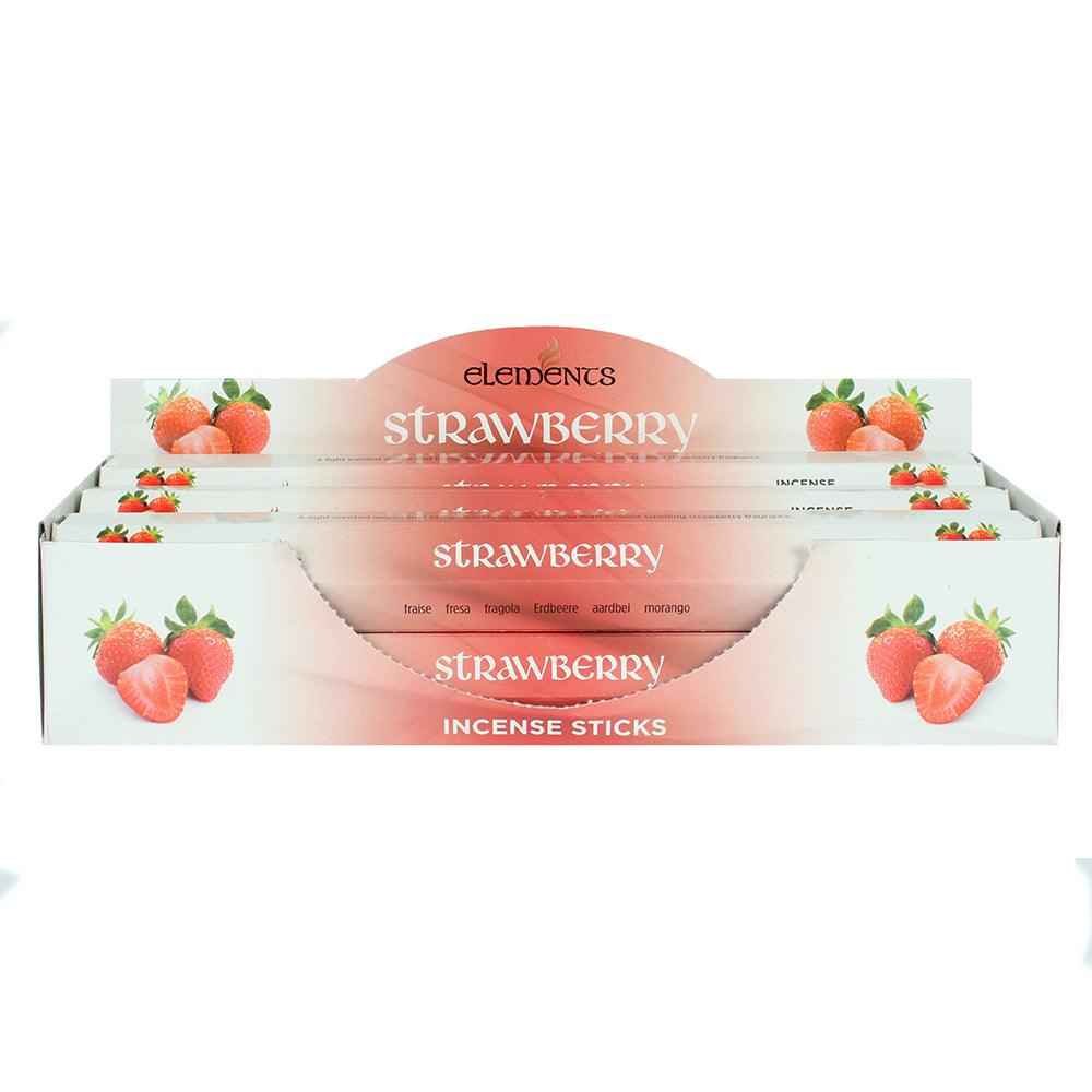 View Set of 6 Packets of Elements Strawberry Incense Sticks information