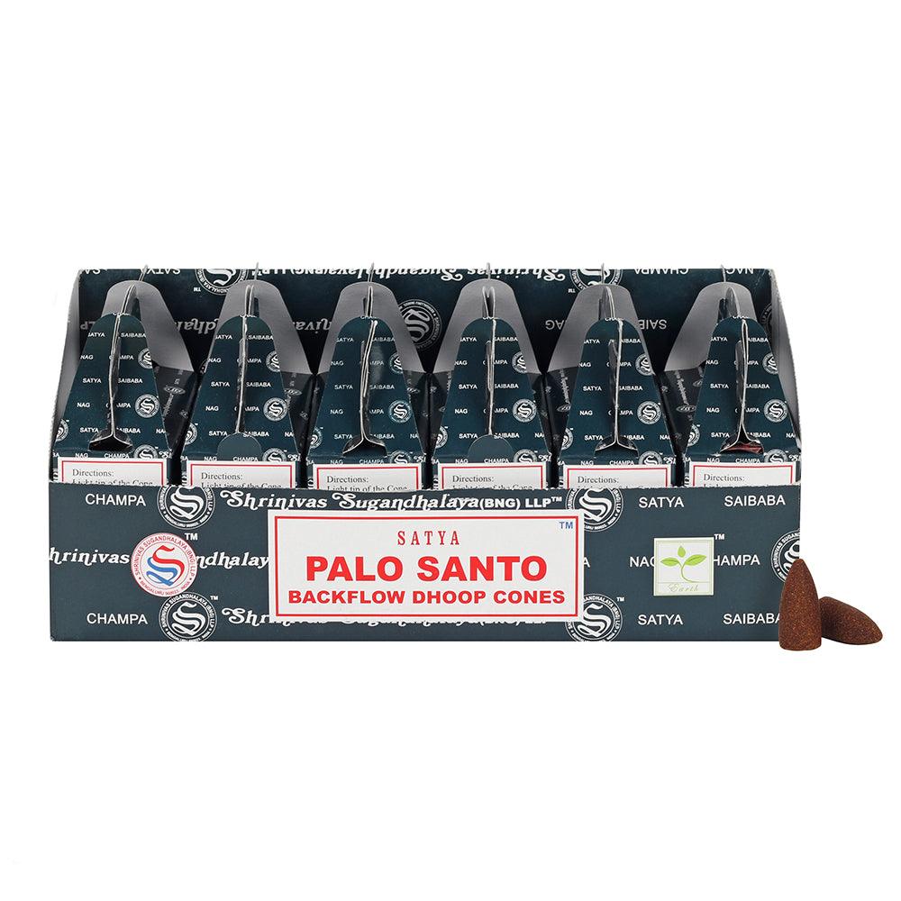 View Set of 6 Packets of Satya Palo Santo Backflow Dhoop Cones information
