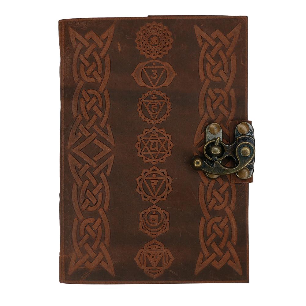 View Seven Chakras Leather Journal information