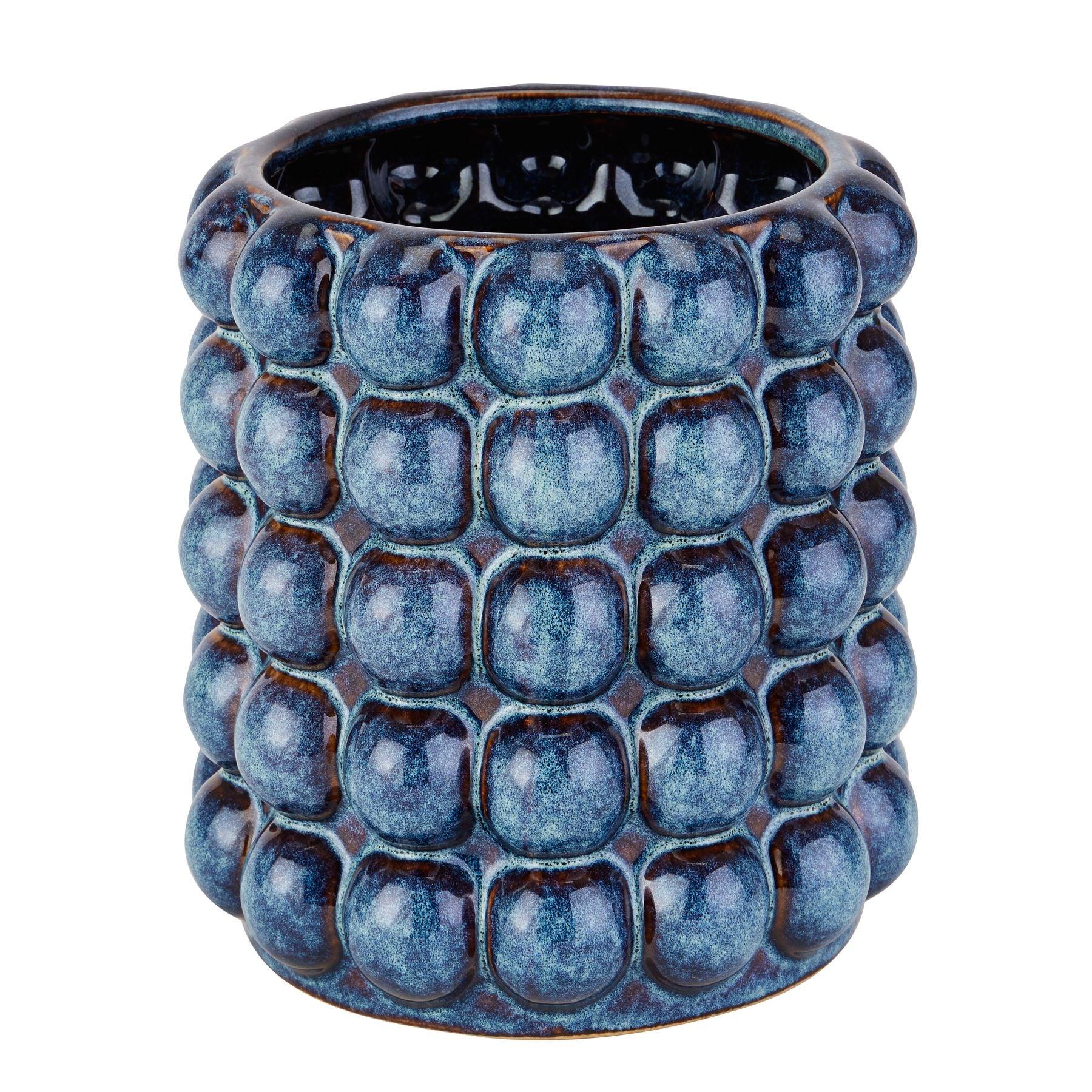 View Seville Collection Large Indigo Bubble Planter information