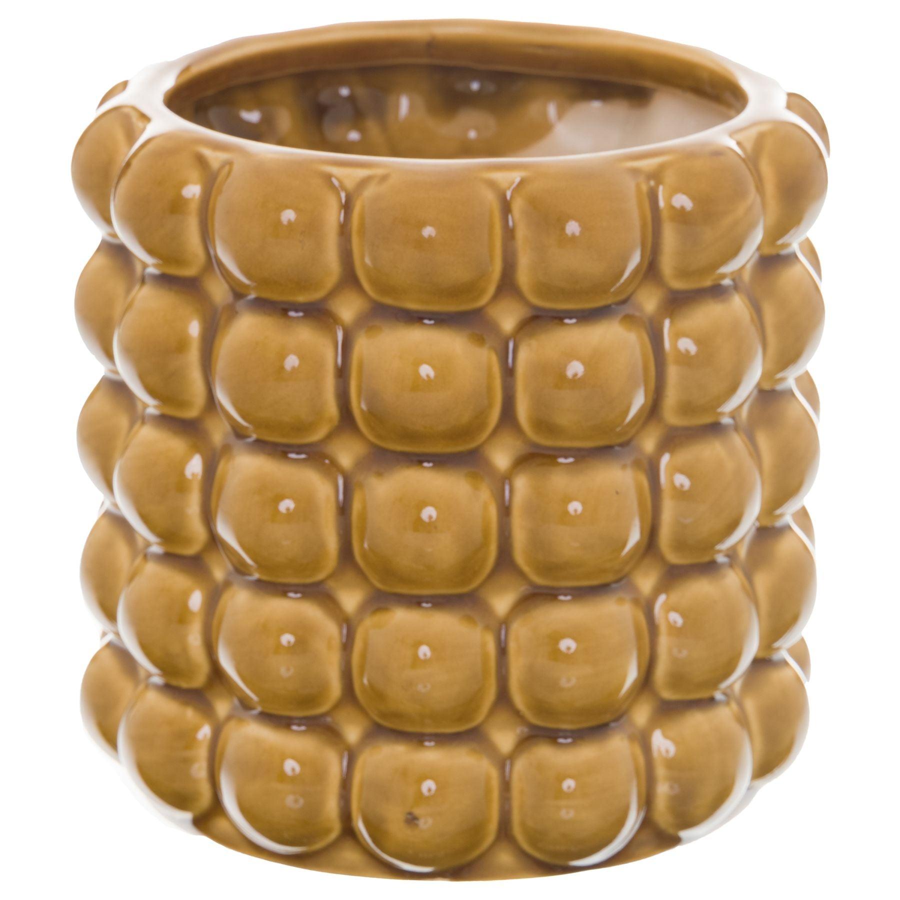 View Seville Collection Large Ochre Bubble Planter information