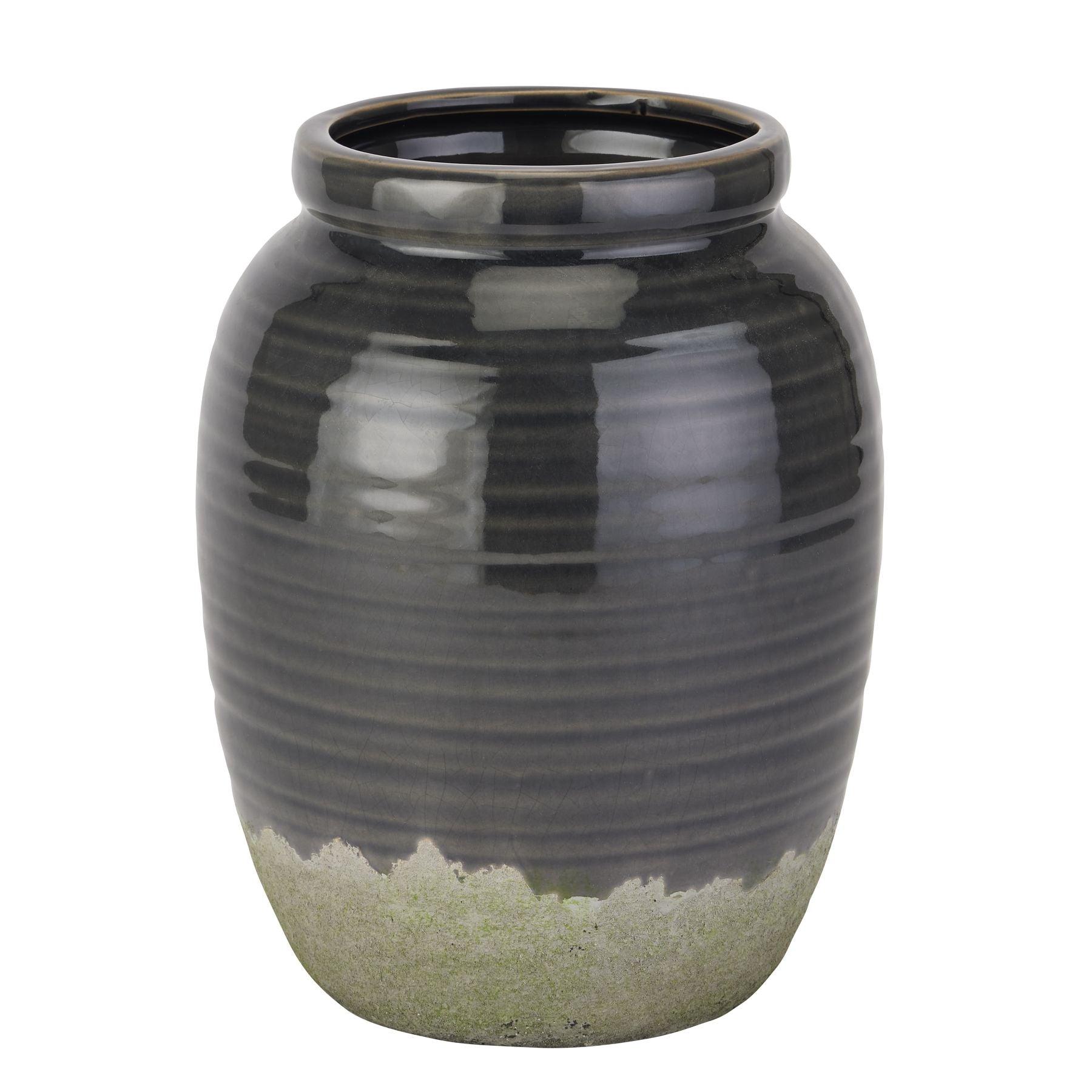 View Seville Collection Navy Bulbous Vase information