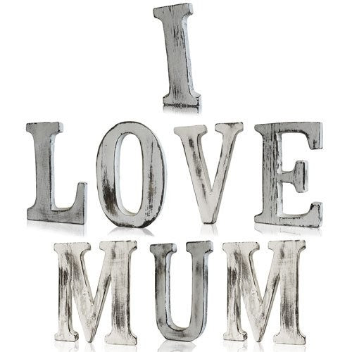 View Shabby Chic Letters I LOVE MUM 8 information