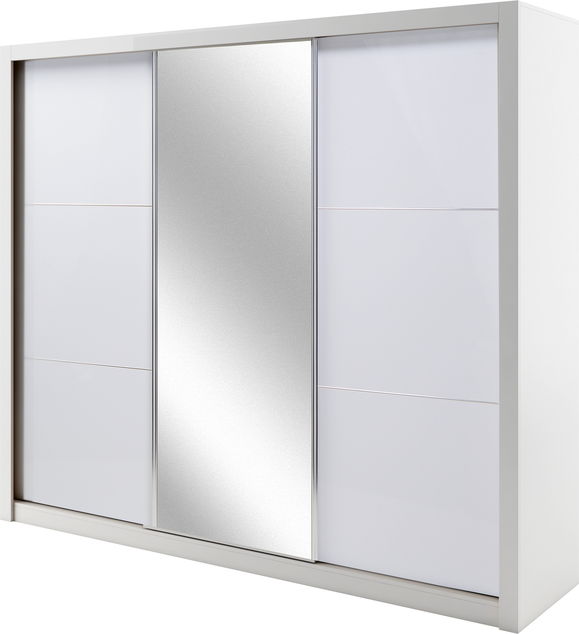 View Siena 12 Sliding Door Wardrobe 258cm with LED information