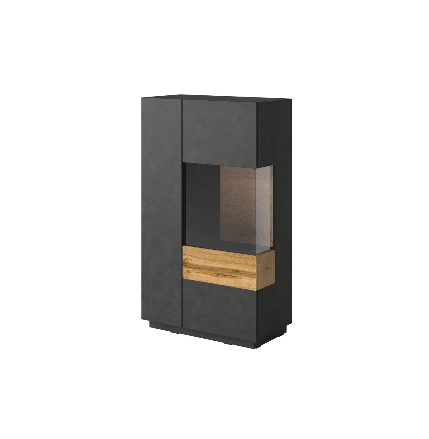 View Silke 44 Display Cabinet Right 80cm Matera Wotan Oak information